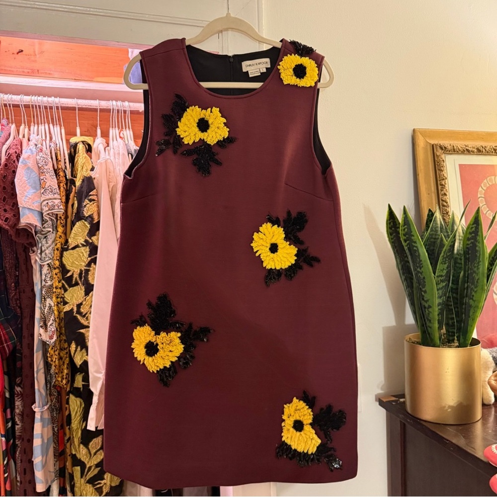 Anthropologie - Dhruv Kapoor - Floral Embellished Dress